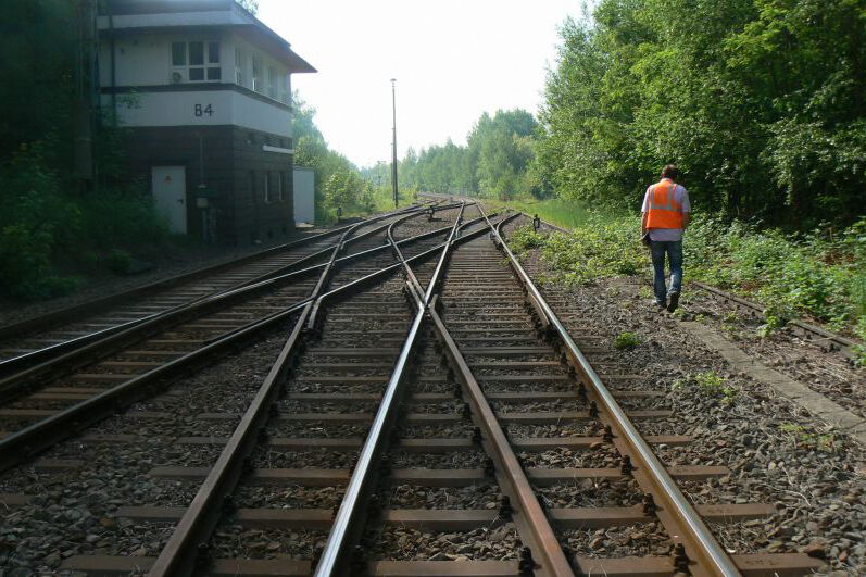 Gleis- und Weichenerneuerung Bf Zwickau