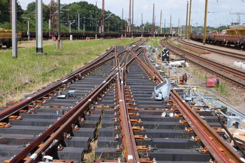 Abnahmeprüfung LST Weichenerneuerung Bf Riesa